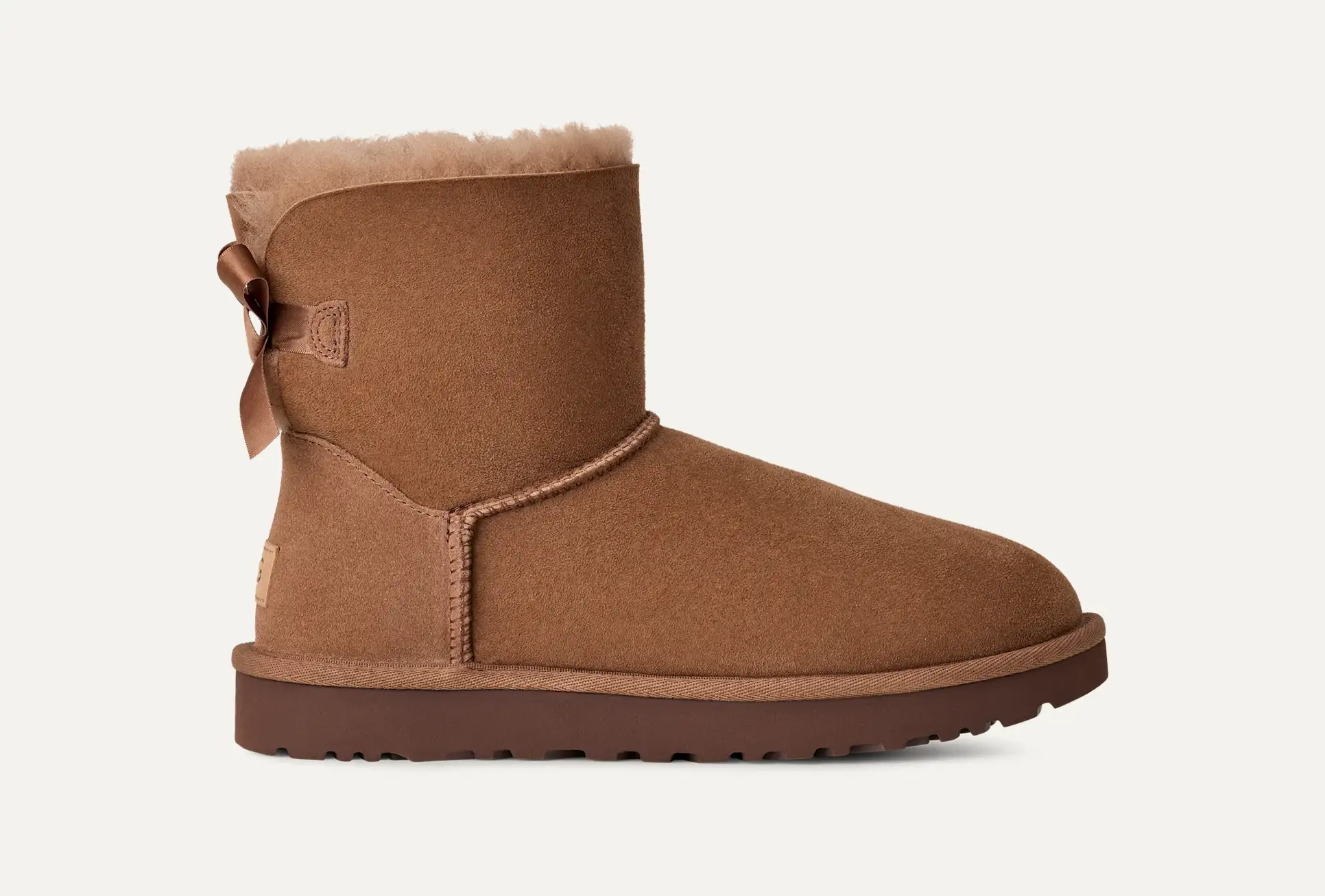 Mujer UGG Botas Mini Bailey Bow II ROCKY OAK