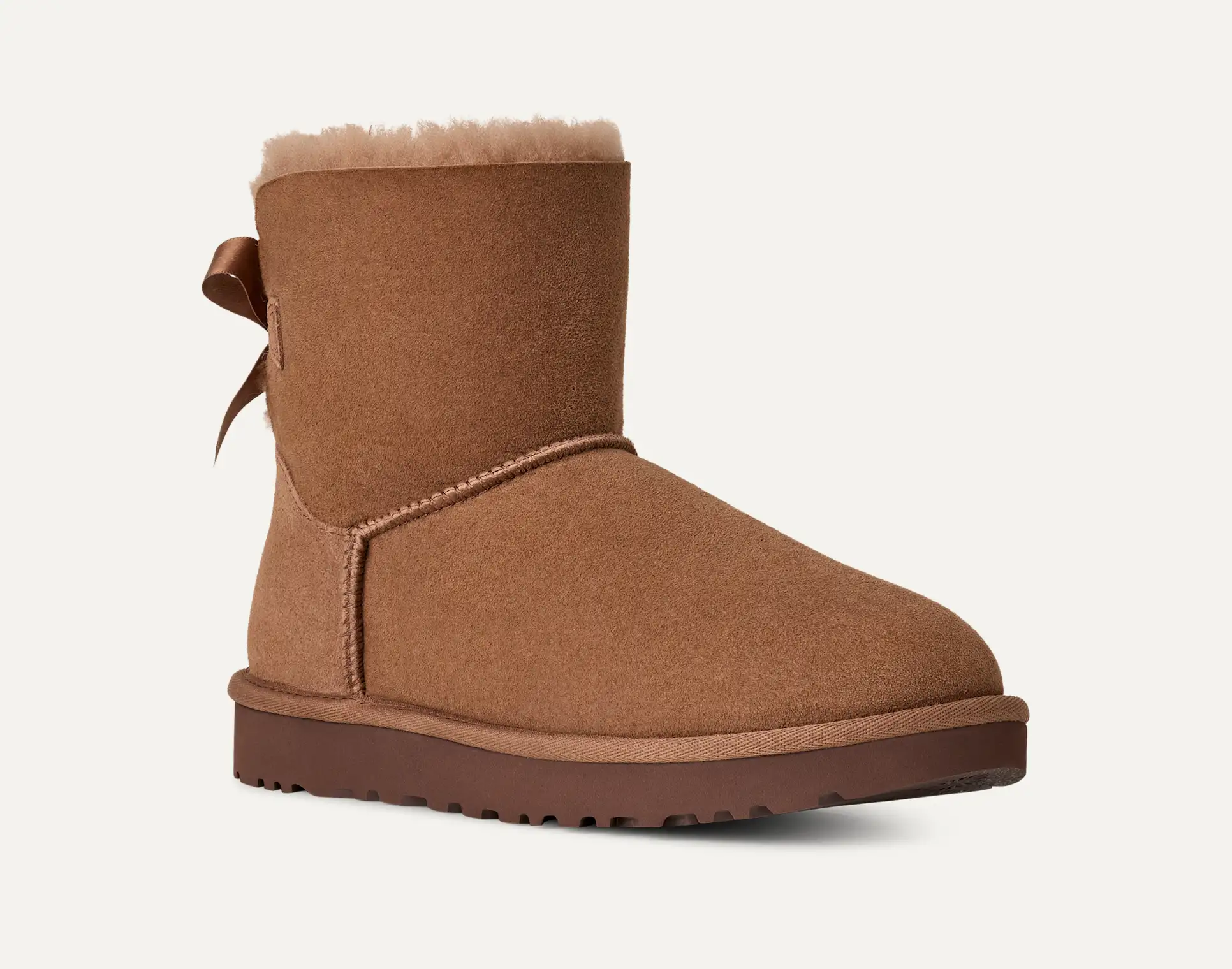 Mujer UGG Botas Mini Bailey Bow II ROCKY OAK