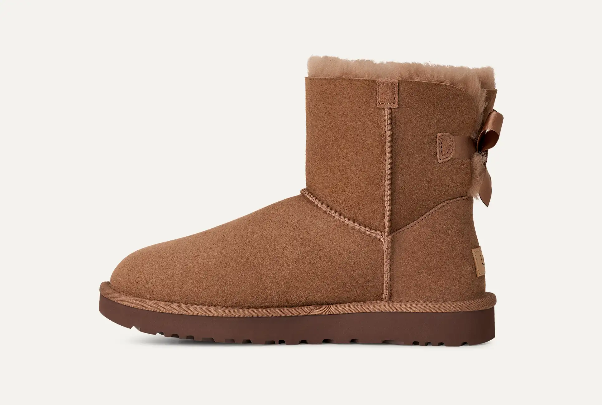 Mujer UGG Botas Mini Bailey Bow II ROCKY OAK