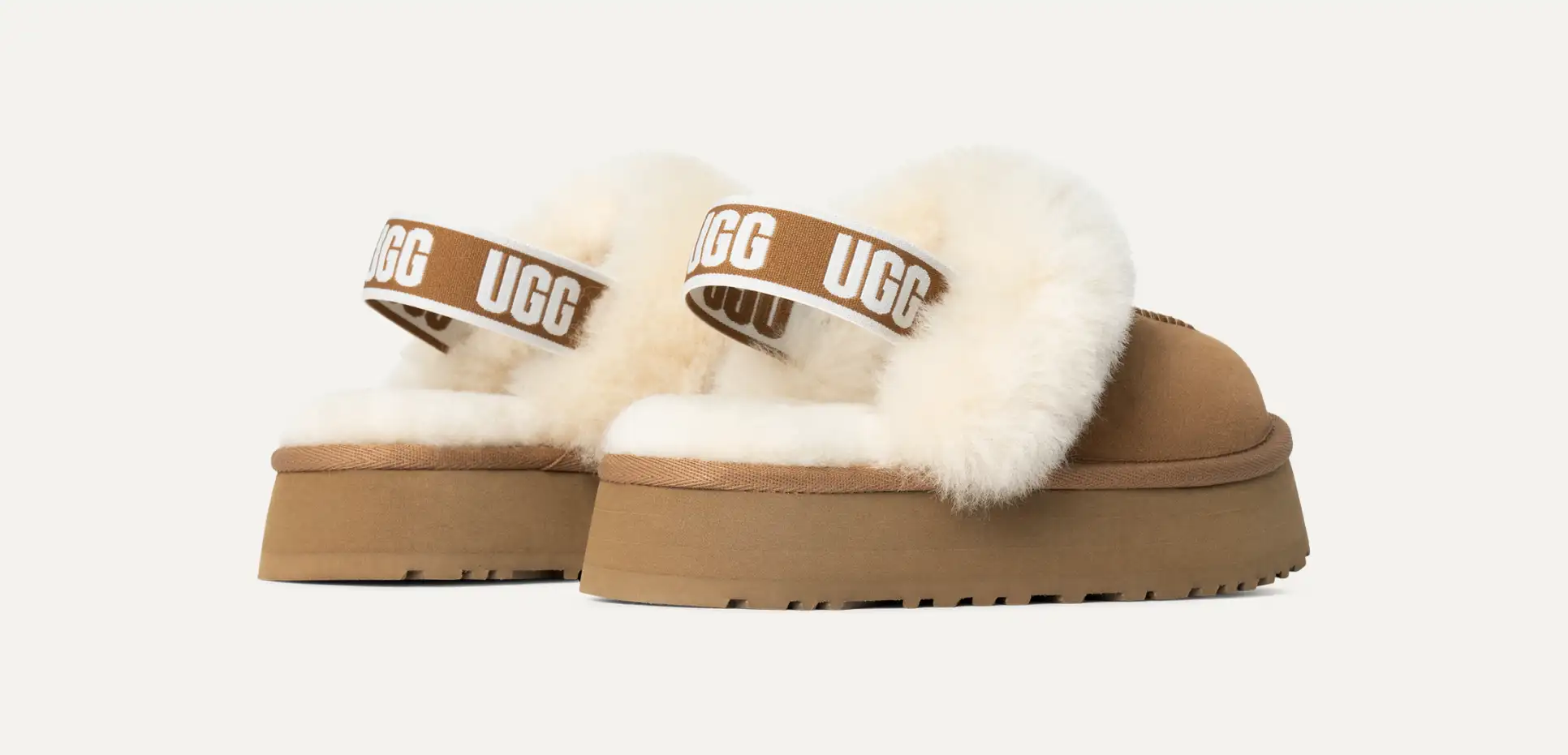 Mujer UGG Zapatillas Funkette CHESTNUT