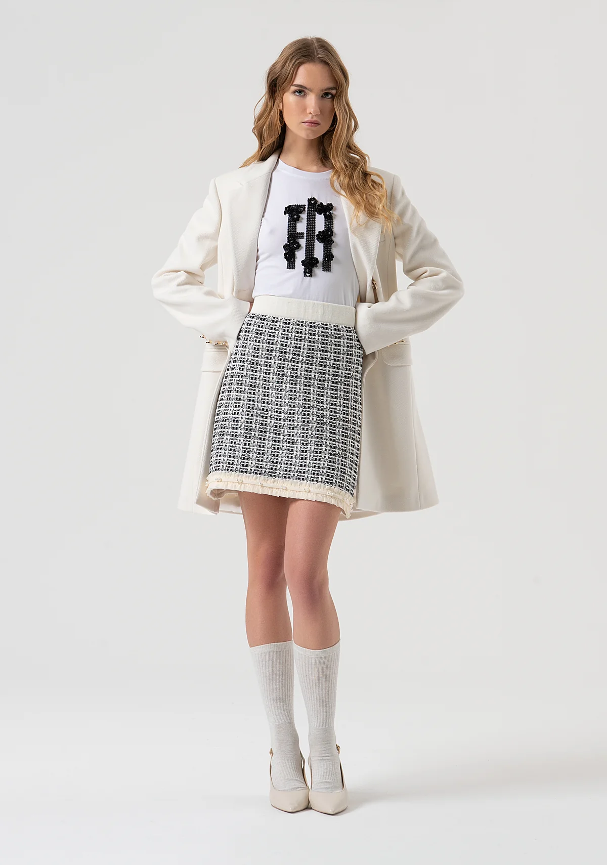 T-shirt slim fit made in jersey with balloon effect sleeves