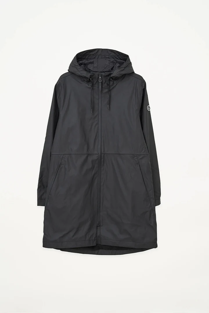 Abrigo  TANTÄ Impermeable de Poliuretano  VAND BLACK