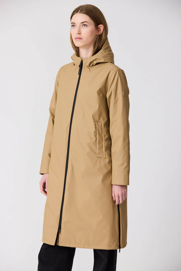Abrigo TANTÄ Impermeable de Poliuretano Tormenta Kelp