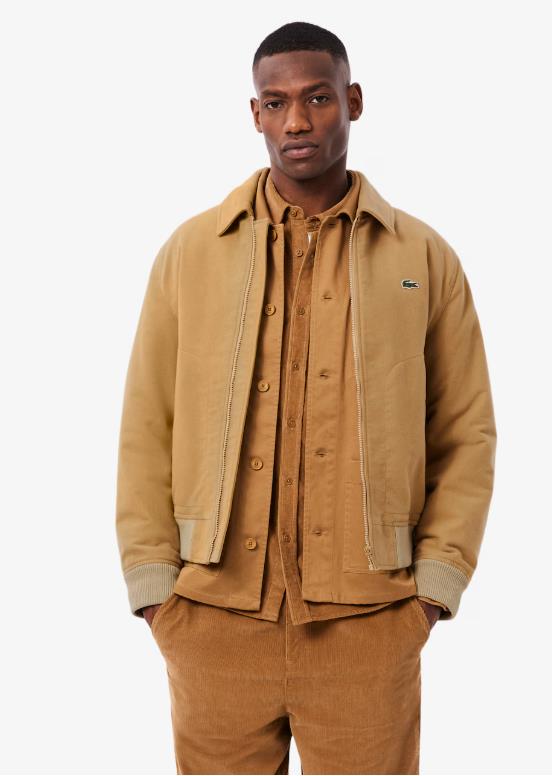 Chaqueta LACOSTE de moleskin acolchada