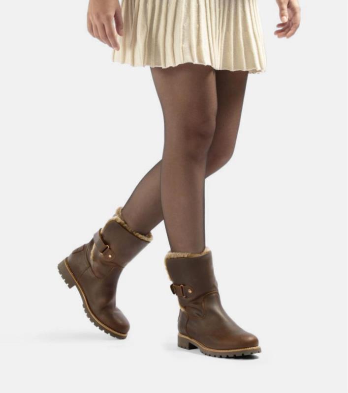 BOTA PANAMA JACK FELIA TRAV B5 CUERO