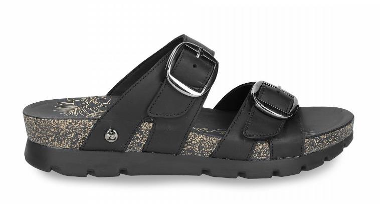 SANDALIA PARA MUJER PANAMA JACK SHIRLEY B1 NAPA GRASS NEGRO