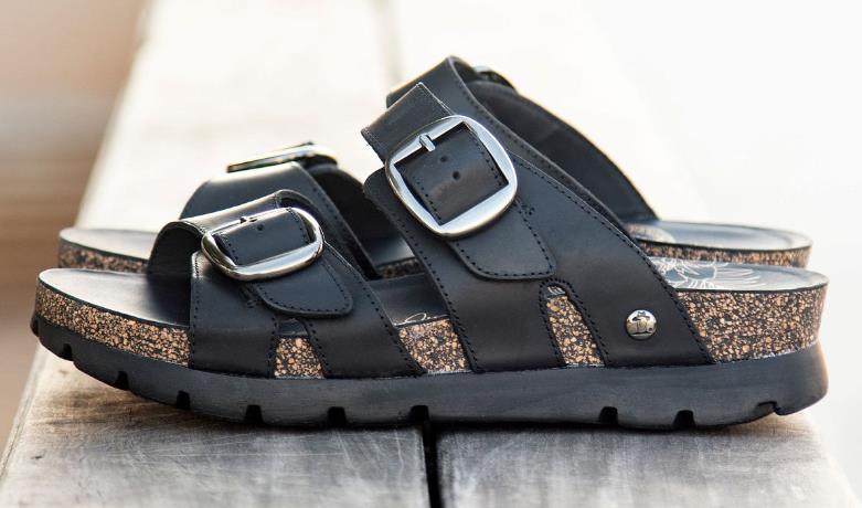 SANDALIA PARA MUJER PANAMA JACK SHIRLEY B1 NAPA GRASS NEGRO