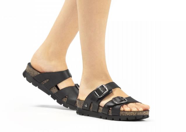 SANDALIA PARA MUJER PANAMA JACK SHIRLEY B1 NAPA GRASS NEGRO