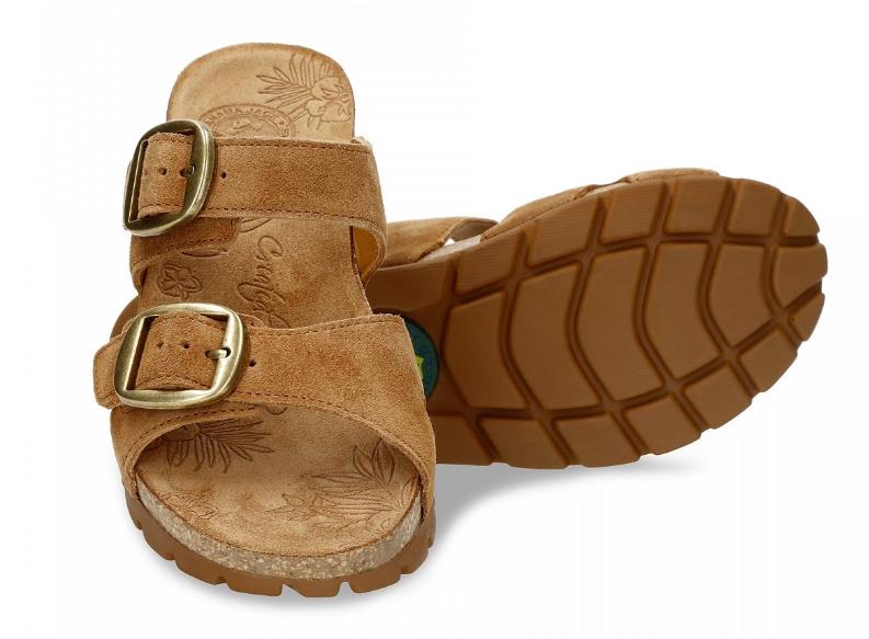 SANDALIA PARA MUJER PANAMA JACK SHIRLEY B15 VELOUR CUERO