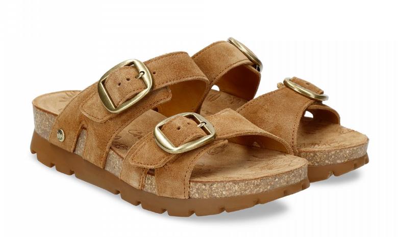 SANDALIA PARA MUJER PANAMA JACK SHIRLEY B15 VELOUR CUERO