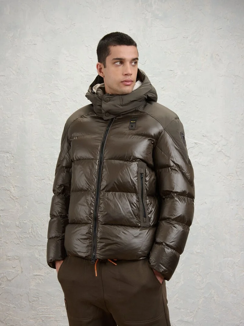 CHAQUETA BLAUER CORTA ACOLCHADA SORONA® AURA KIERNAN MARRON