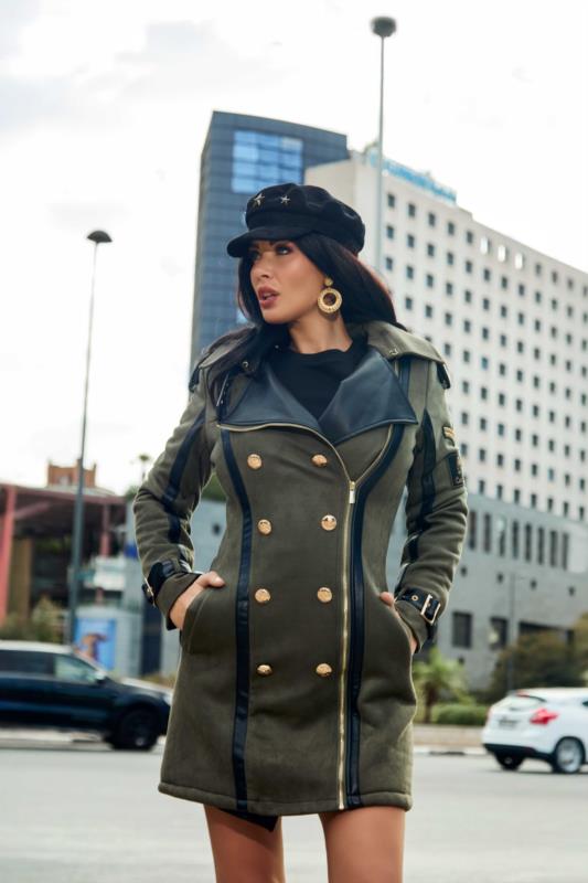 ABRIGO OLIVO NEU CAMALEÓNICA