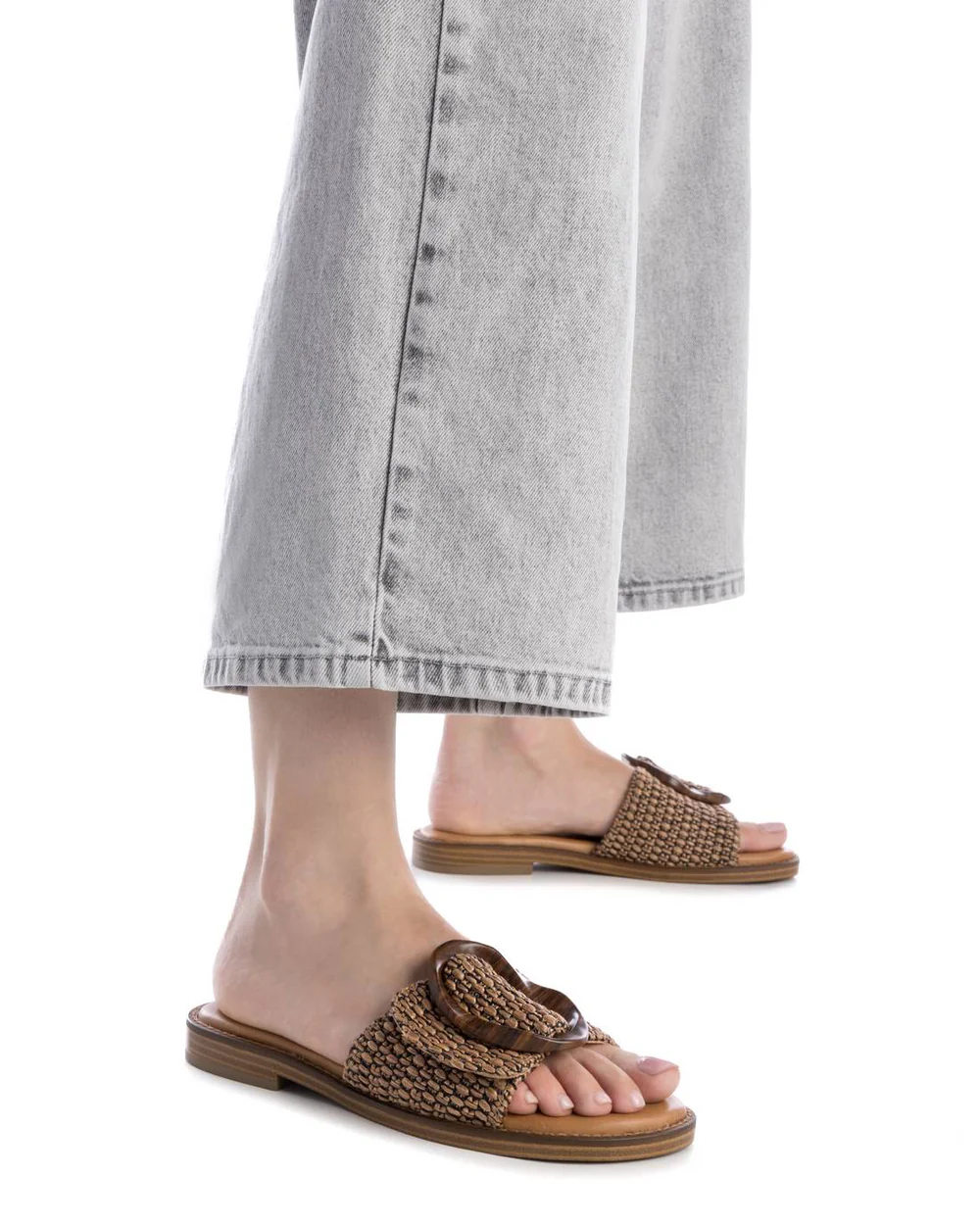 Sandalia Mujer CARMELA PIEL CAMEL