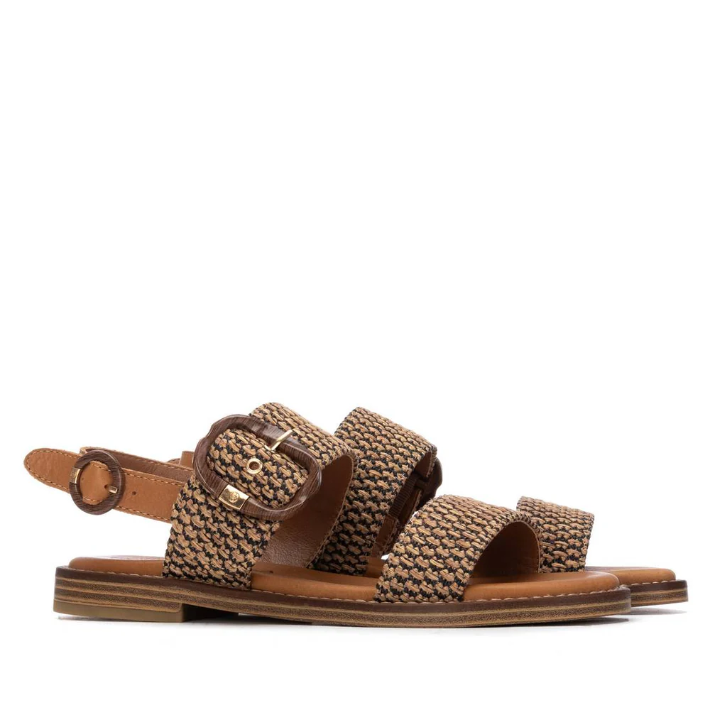 Sandalia Mujer CARMELA PIEL CAMEL