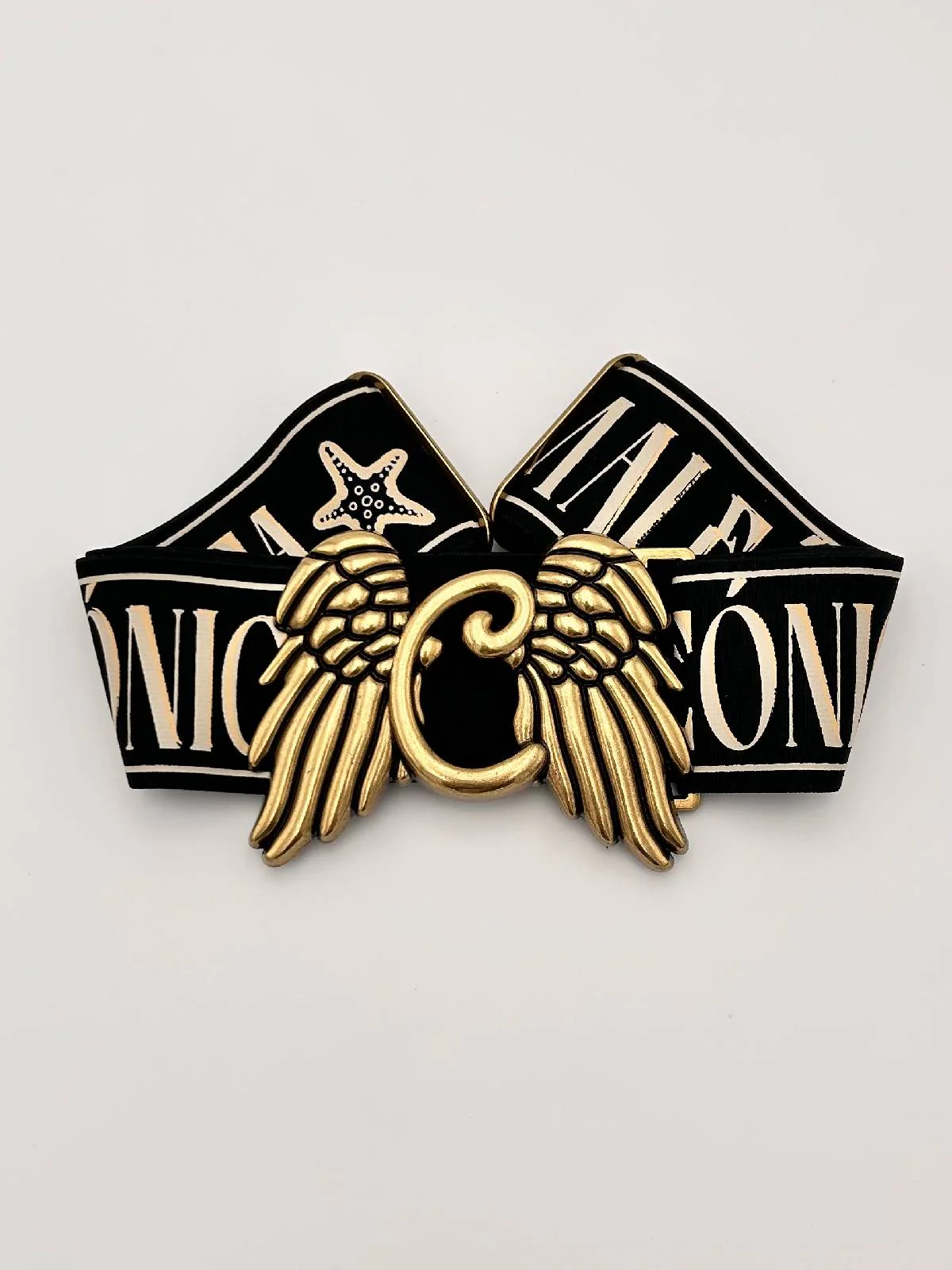 CINTURÓN VELLAN CAMALEÓNICA NEGRO