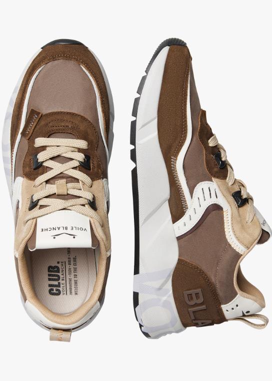 DEPORTIVA HOMBRE VOILE BLANCHECLUB 01 Brown-Dove grey