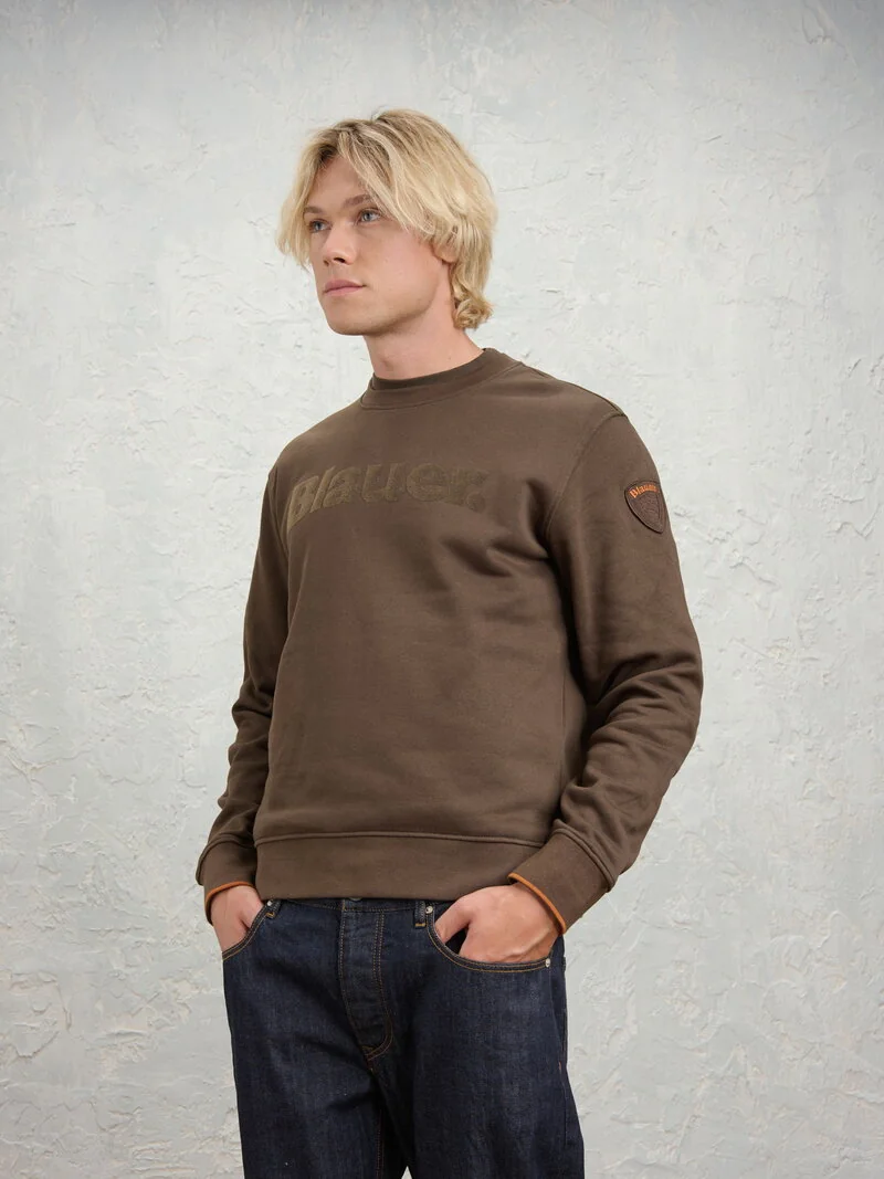 SUDADERA BLAUER CROSBY MARRON