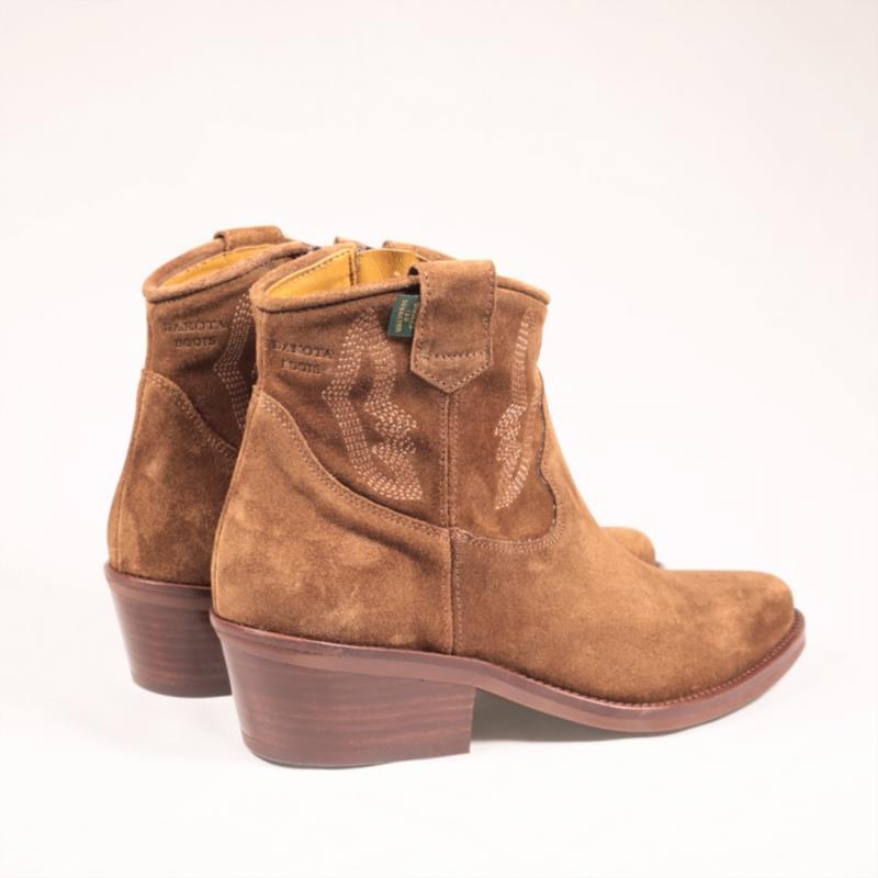 BOTIN CREMALLERA CAMPERO MUJER DAKOTA CAPUCCINO