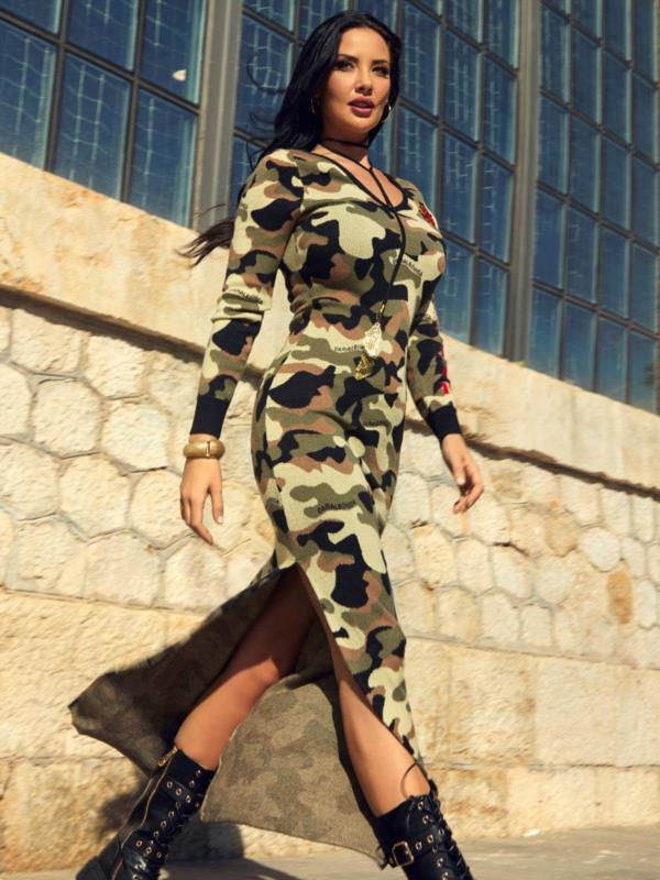 VESTIDO ADELFA CAMALEÓNICA