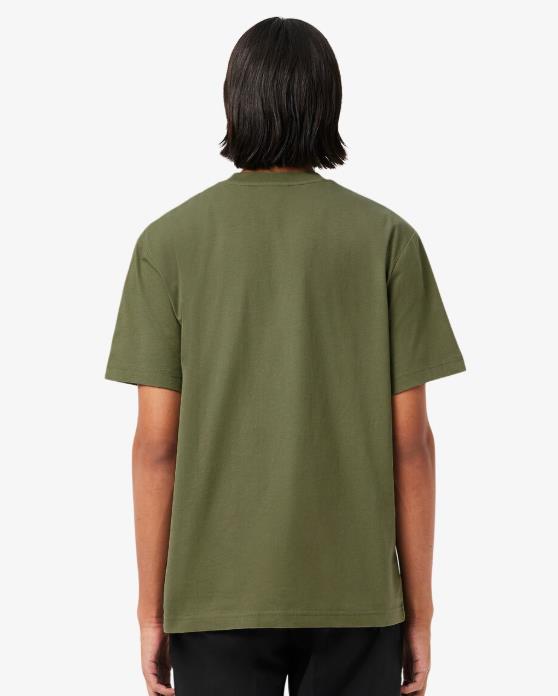 CAMISETA LACOSTE ALGODON VERDE