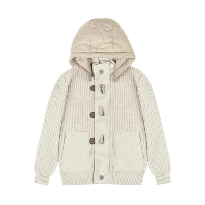 CHAQUETA BOB CON CAPUCHA BEIG