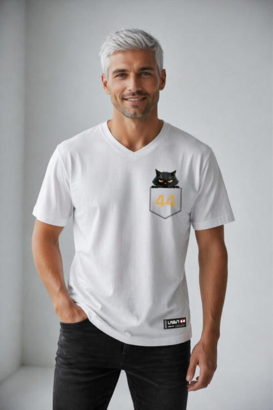 Camiseta de hombre LaSaL BONJOUR BLANCO
