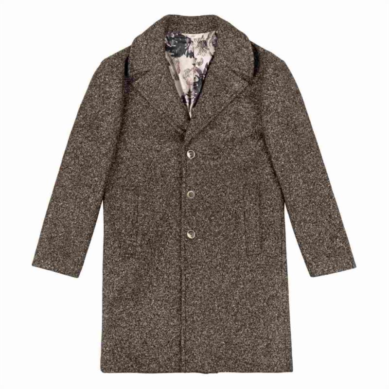 ABRIGO PARA HOMBRE BOB CAPPOTTO MONOPETTO  LANA MORO