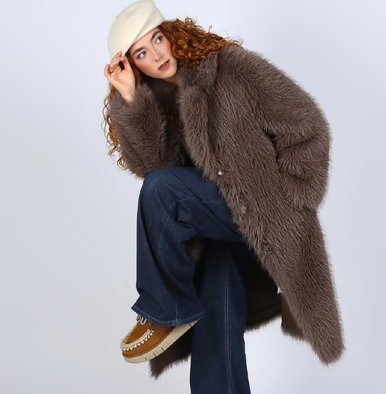 ABRIGO GLOX COAT WALNUT