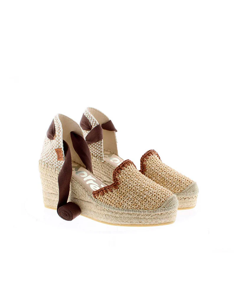 SANDALIA EN RAFIA CEILAN NATURAL - MOKA TILO 5