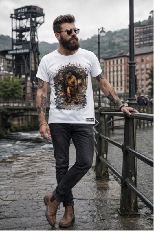 Camiseta de hombre LaSaL SANTA blanco