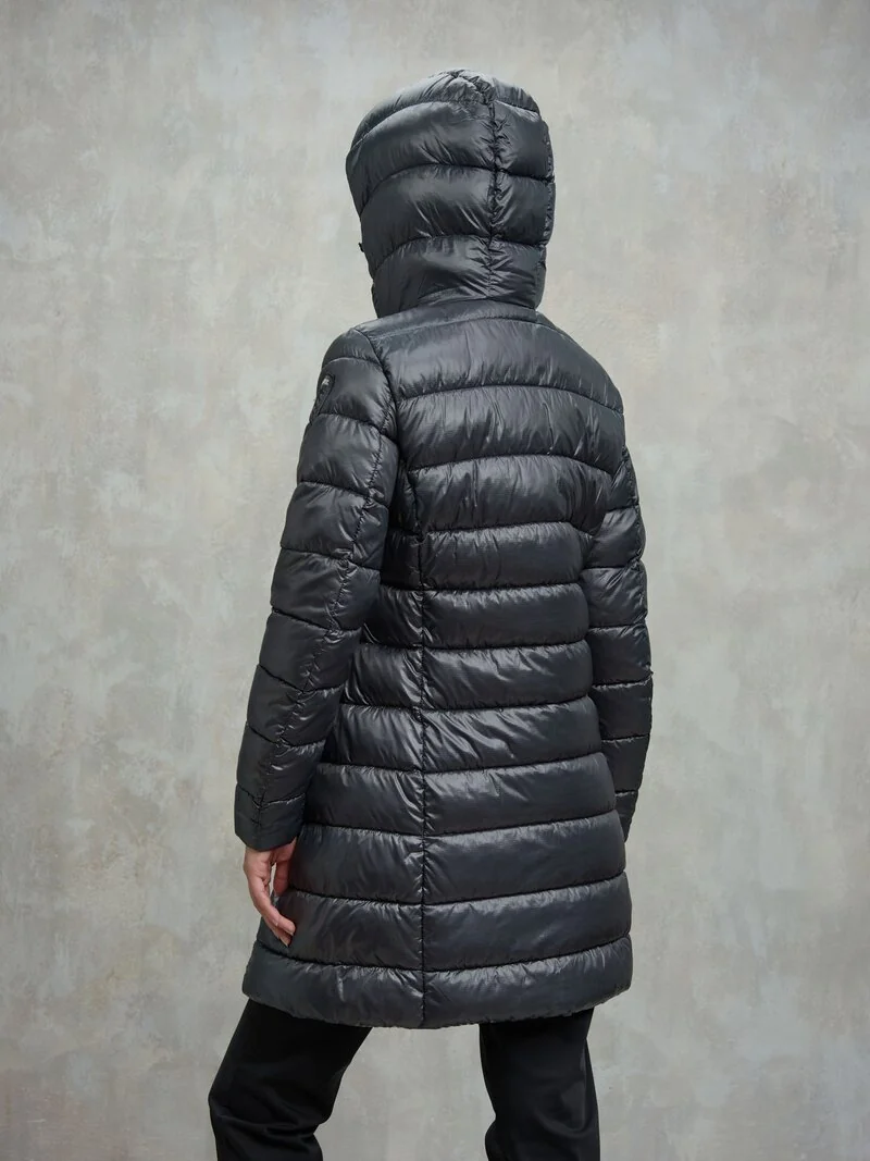 CHAQUETA BLAUER LARGA CON MICRODESGARROS ADELAIDE MARINO