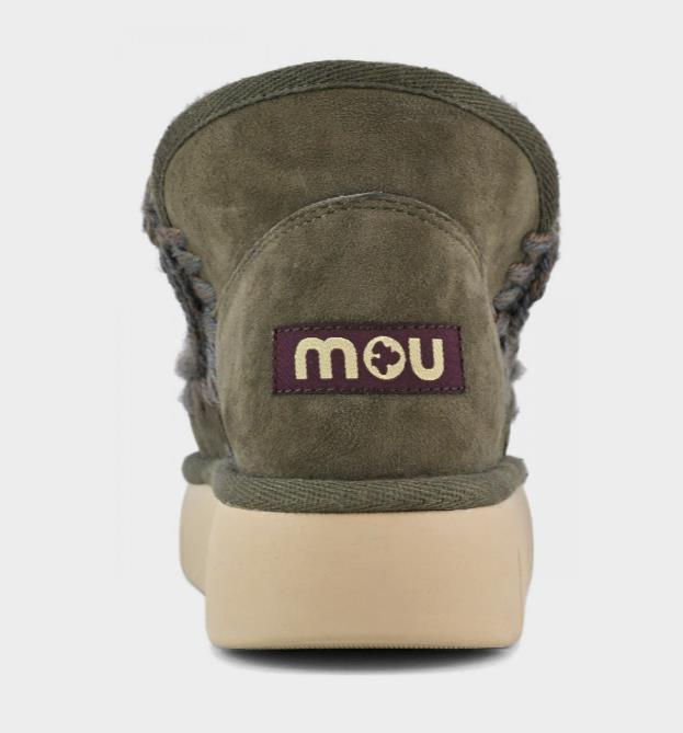 BOTA PARA MUJER MOU ESKIMO BOUNCE SNEAKER BLACK OLIVE