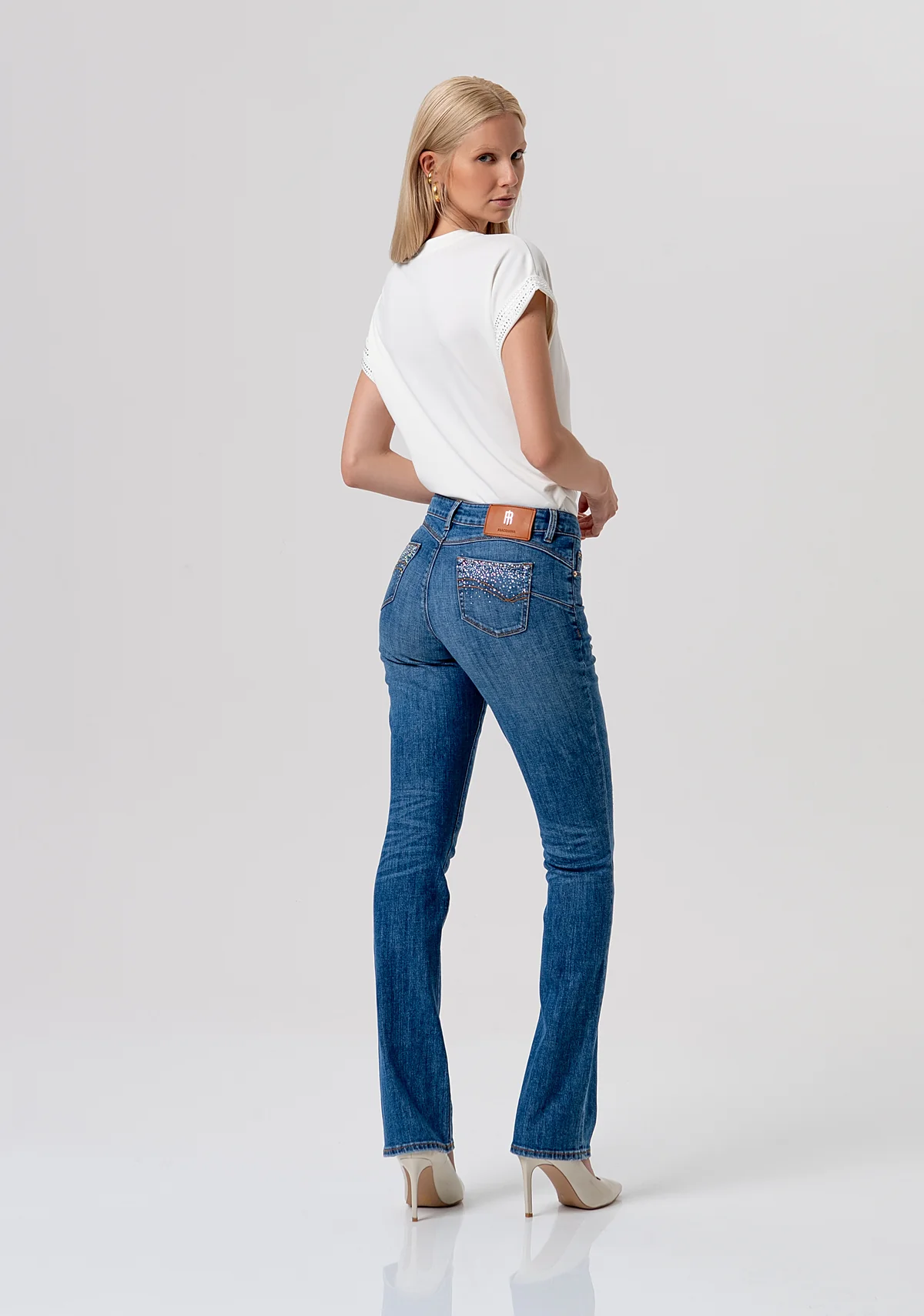 DENIM FRACOMINA BELLA B PANT STRONGSTONE