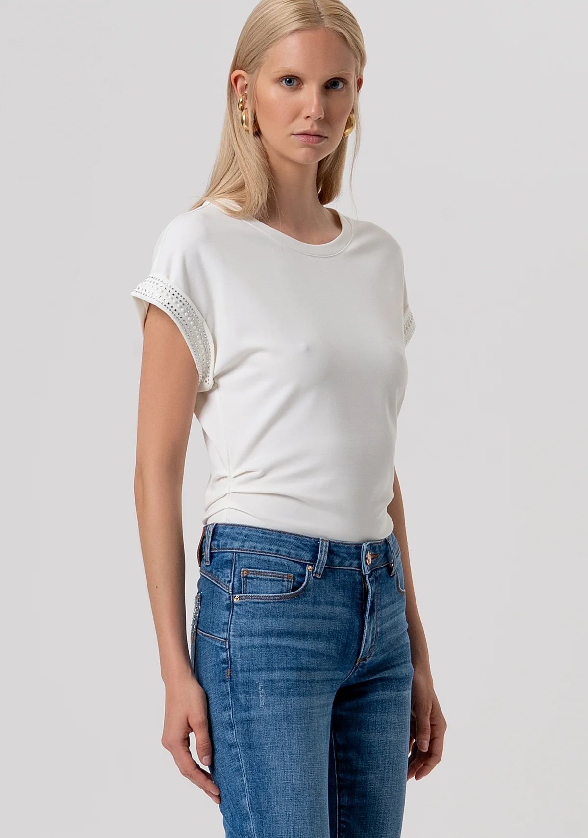 DENIM FRACOMINA BELLA B PANT STRONGSTONE