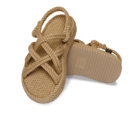 SANDALIA PARA MUJER BOHO NOMAD BODRUM PLATFORM W BO.0010/BEI