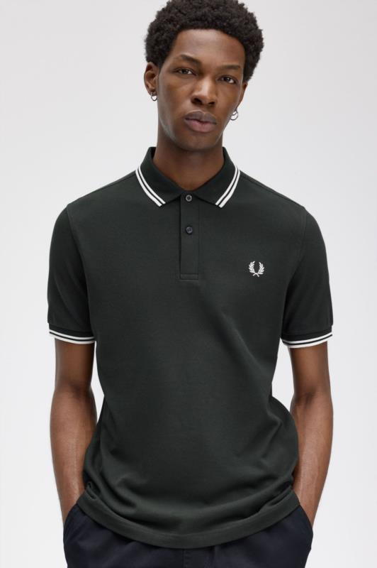 POLO FRED PERRY VERDE NOCHE