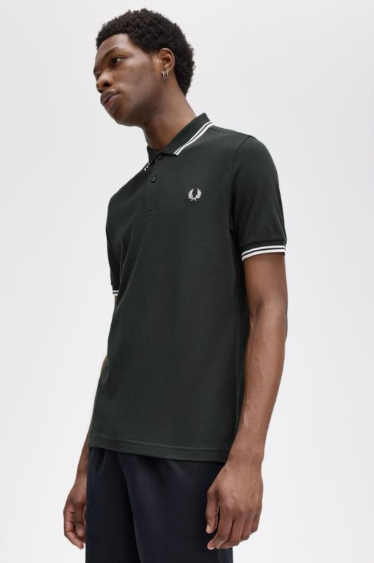 POLO FRED PERRY VERDE NOCHE