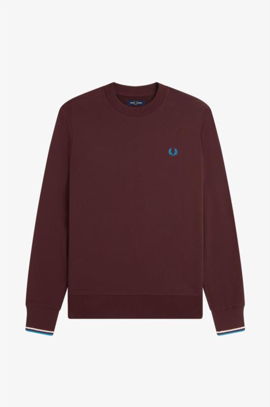 Sudadera FRED PERRY Con Cuello Redondo BURDEOS