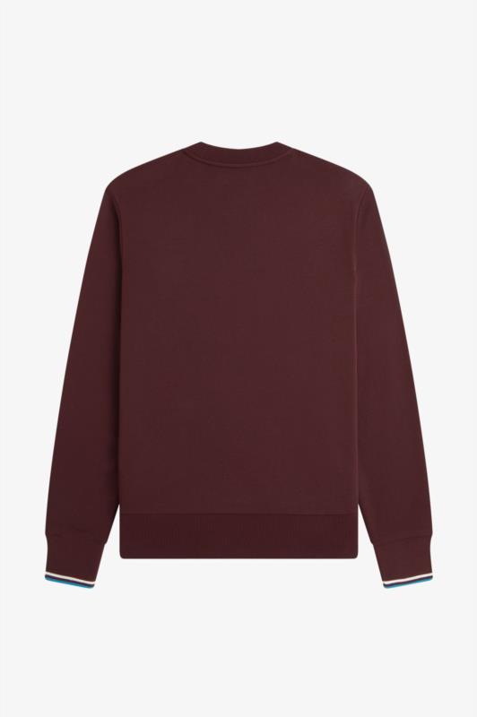 Sudadera FRED PERRY Con Cuello Redondo BURDEOS