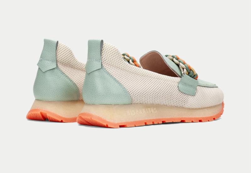 Mocasin Mujer HISPANITAS  KANSAS LATTE/EUCALIPTO