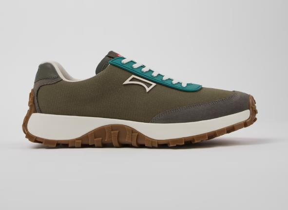 Sneakers  CAMPER DRIFT TRAIL VERDE de tejido y nobuk para hombre