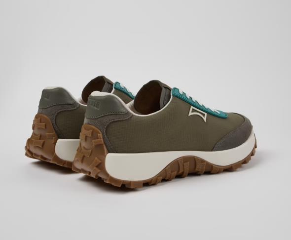 Sneakers  CAMPER DRIFT TRAIL VERDE de tejido y nobuk para hombre
