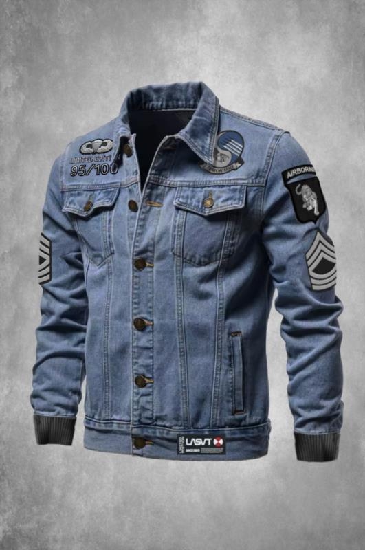 Cazadora vaquera de hombre Lasal TIGER azul