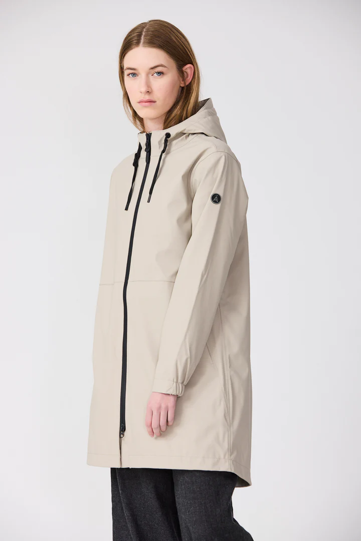 Abrigo  TANTÄ Impermeable de Poliuretano  VAND STONE GREY