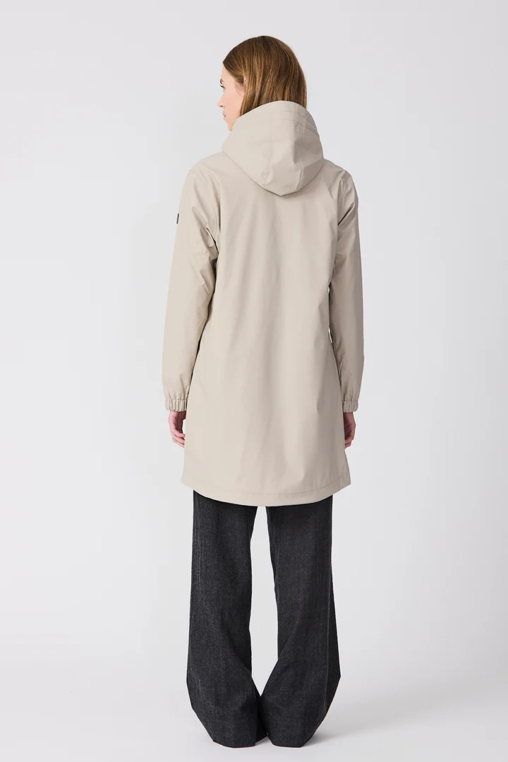 Abrigo  TANTÄ Impermeable de Poliuretano  VAND STONE GREY