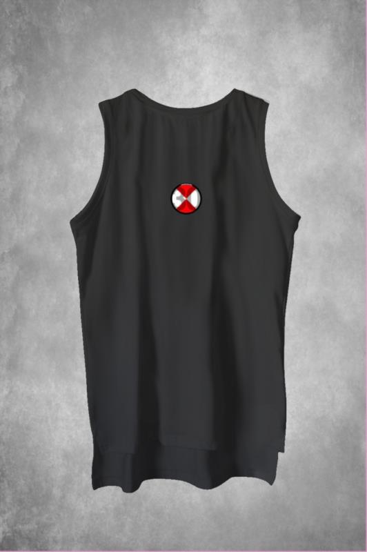 Camiseta de mujer LaSaL AMORE negro desgastado