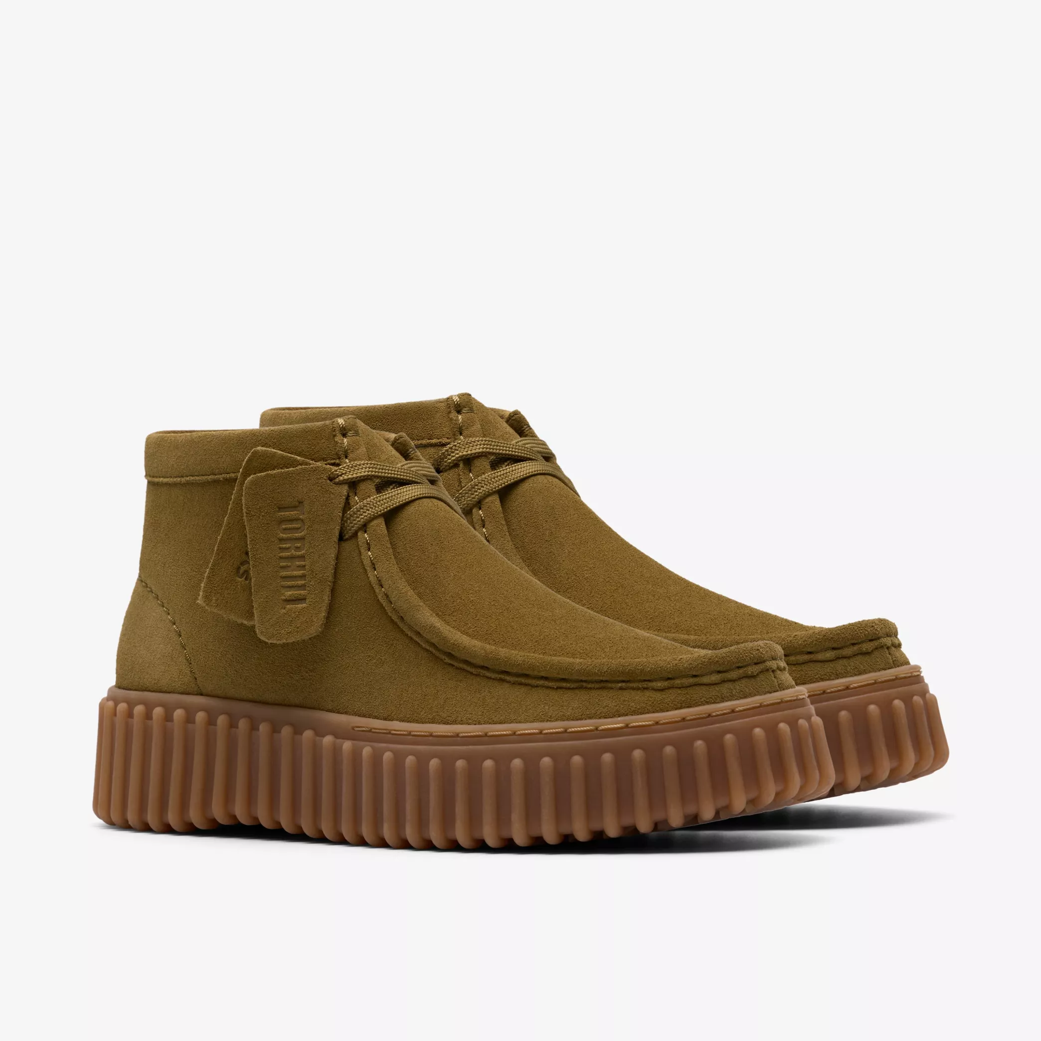 Clarks Torhill Moss Nobuck Marrón OLIVE SUEDE