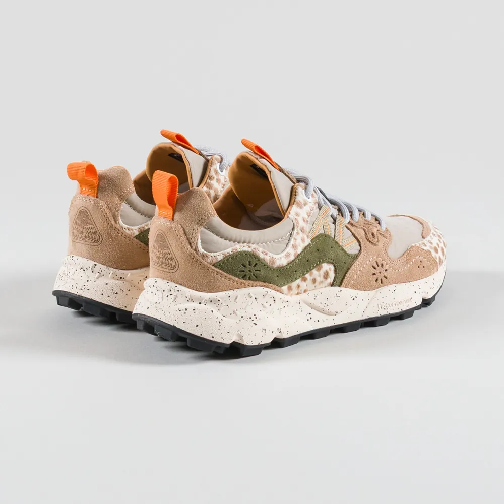 Deportiva Mujer YAMANO 3 BEIG-COGNAC
