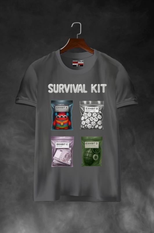 Camiseta de hombre LaSaL KIT gris