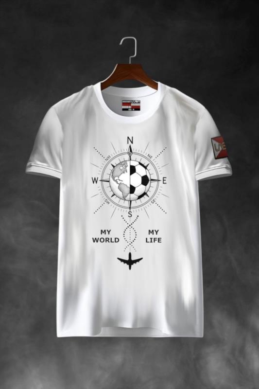 Camiseta de hombre LaSaL WORLD Blanco